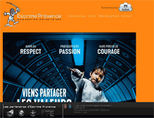 Tablet Screenshot of escrime-marseille.com